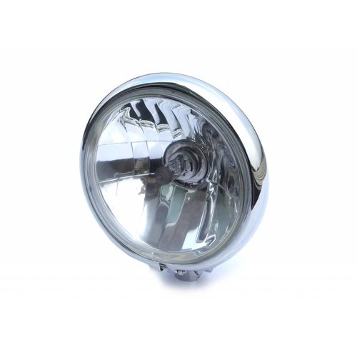 5.75" Classic Chrome Headlight with Bottom Mount