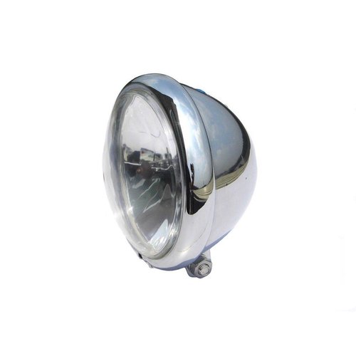 5.75" Classic Chrome Headlight with Bottom Mount