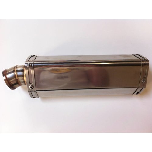 GP Muffler Short "Hexa" Stainless Steel 51mm