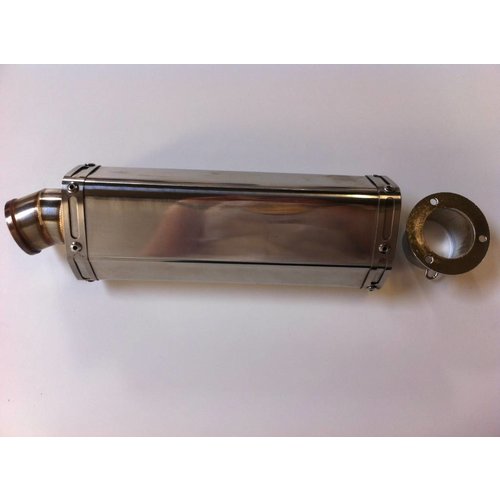 GP Muffler Short "Hexa" Stainless Steel 51mm