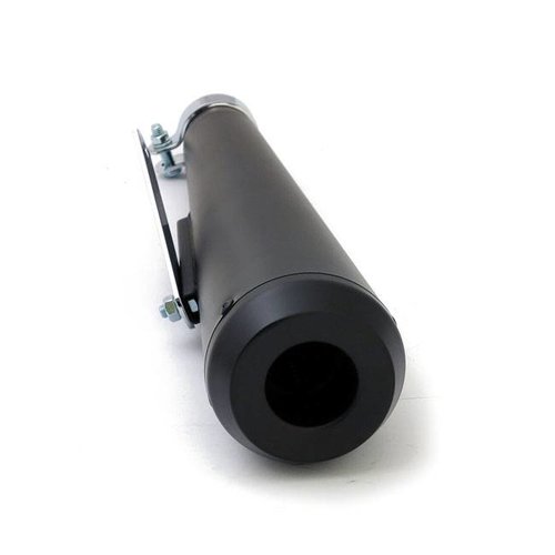 Emgo Megaphone noir l'acier 38mm - 45mm