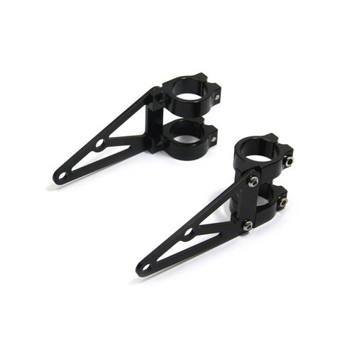 Luxe Koplamp Steunen / Lamporen "Black"