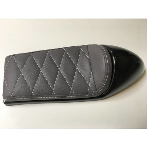 C.Racer Cafe Racer Seat Diamond Stitch Grey Type 11