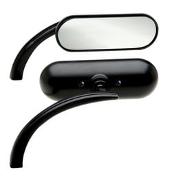 Mini Oval Black Mirror