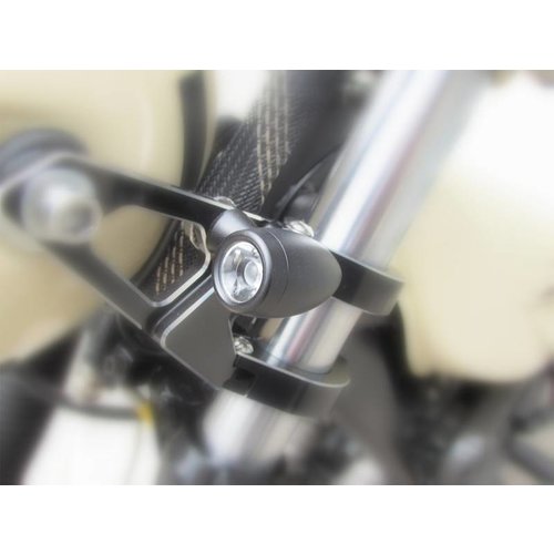 Premium Flat Black Aluminium Turn Signals