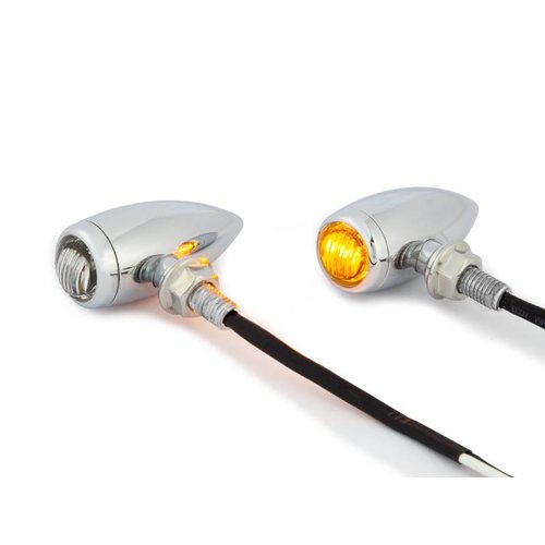 Premium CNC LED Knipperlichten (Set) Chrome