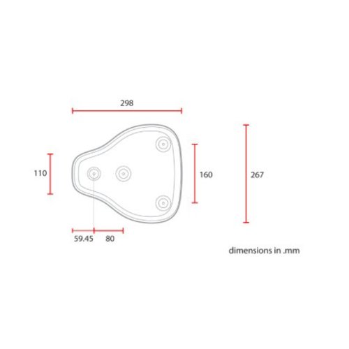 C.Racer Bobber Small Diamond Brown Seat 3