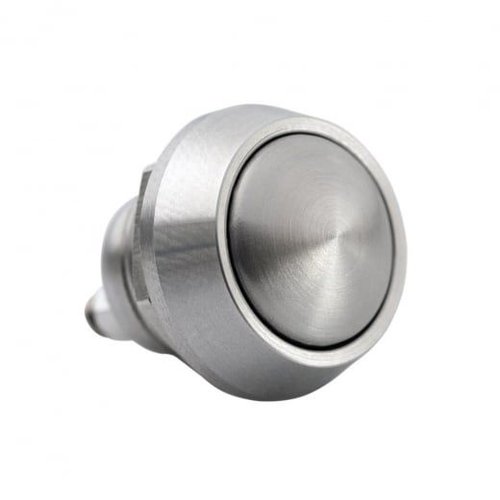 Motone Billet Micro Switch Button - Momentary - M12 - Stainless