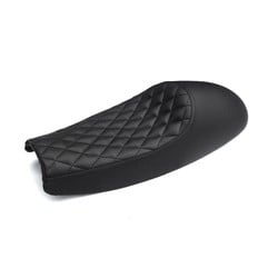 Motone Bonneville Cafe Racer Seat Diamond Stitch - Black