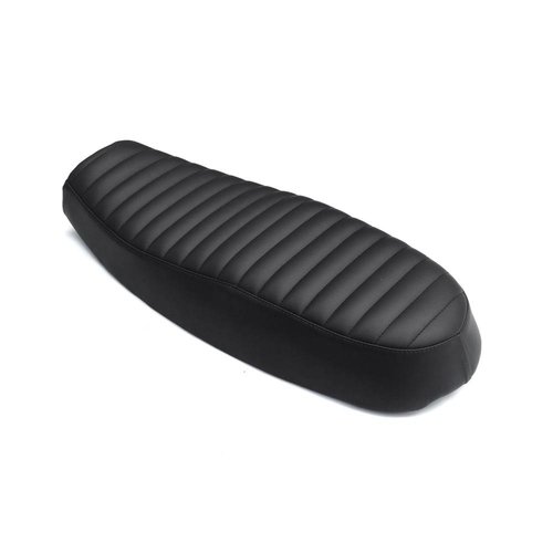 Motone Bonneville Dual Seat - Ribbed - Black