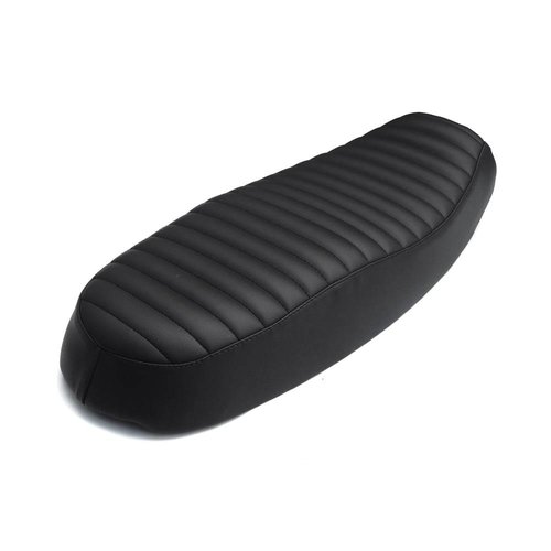 Motone Bonneville Dual Seat - Ribbed - Black