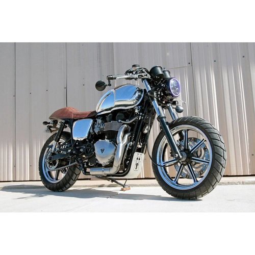 Motone Sump Guard Triumph T Silver