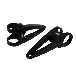 Motone Custom Headlight Brackets 41mm - Black