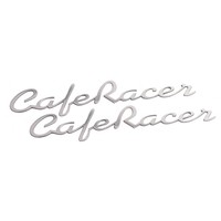 Paire de badges Café Racer polis