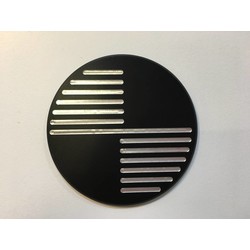 Handmade BMW 70MM Emblems Black Type 1