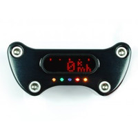 MSM H-D Handlebar Top Clamp 1 Inch Black Anodised