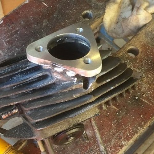 3 Bolts Exhaust flanges STEEL