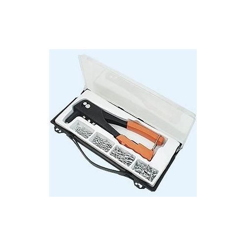 KS Tools 150.9650 Plastic Rivet Pliers Set – Includes 40 Rivets For Automotive & DIY