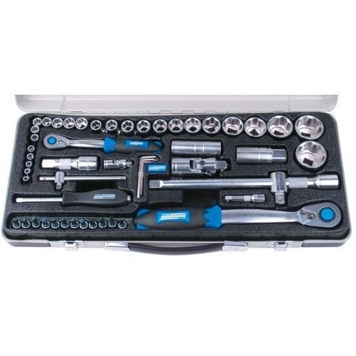 Mannesmann Socket set Premium 55 pieces 1/4+1/2