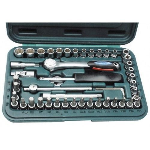 Mannesmann Kit de douilles et clé à cliquet 1/4" - 49 pièces