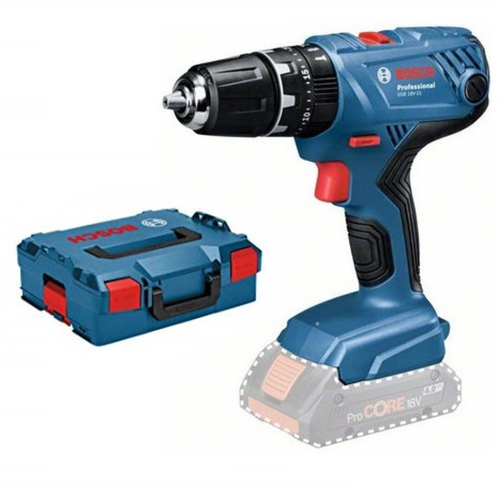 Bosch GSB 18V-21 Accu schroefklopboormachine C\u0026G in L-Boxx - 06019H1108 -  Toolsvoordelig.nl