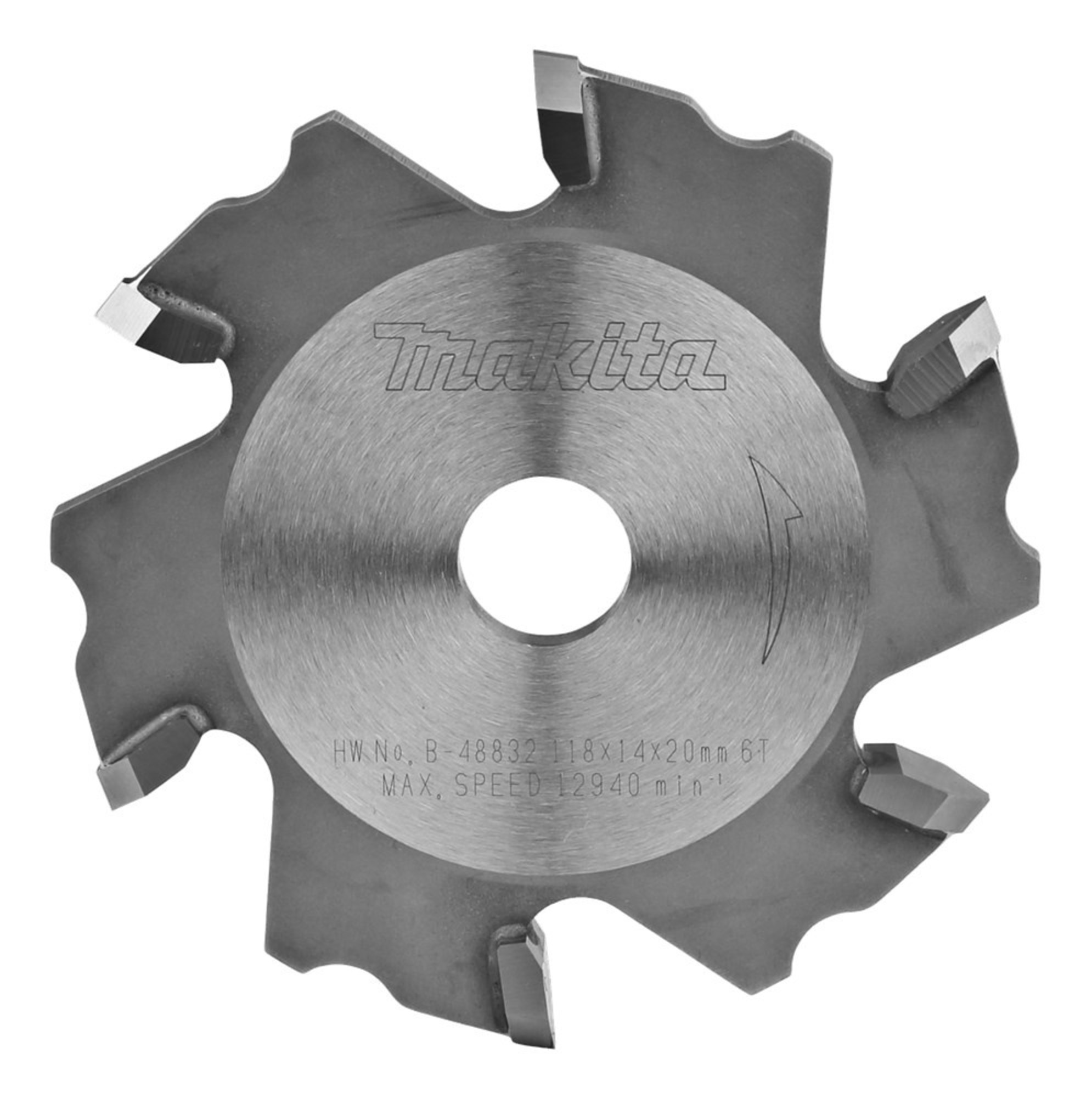 Disque Fraiseur TCT Makita 118mm 90º - Pour Scie à Onglet Et Travaux De Précision