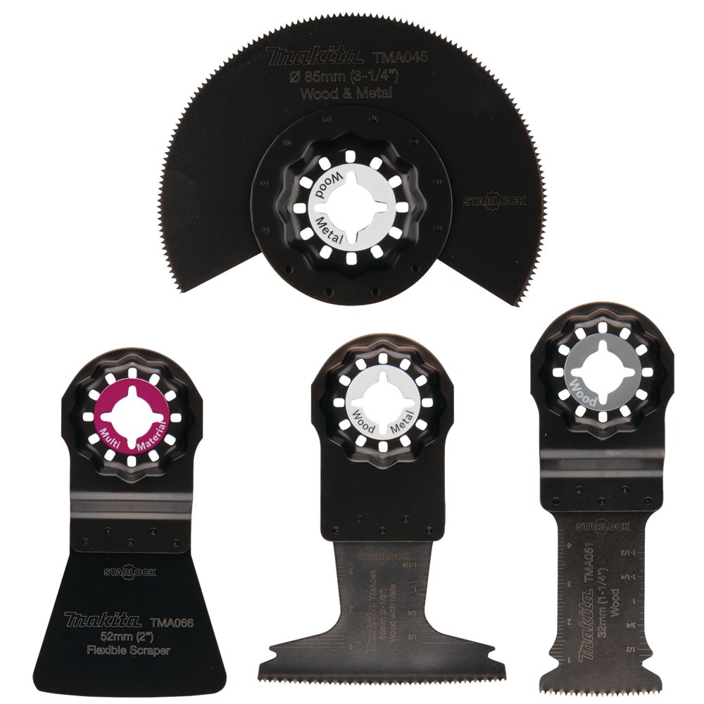 Makita Zaag/schraapset Multitool 4Delig Tm3000Cx3 B67505 kopen