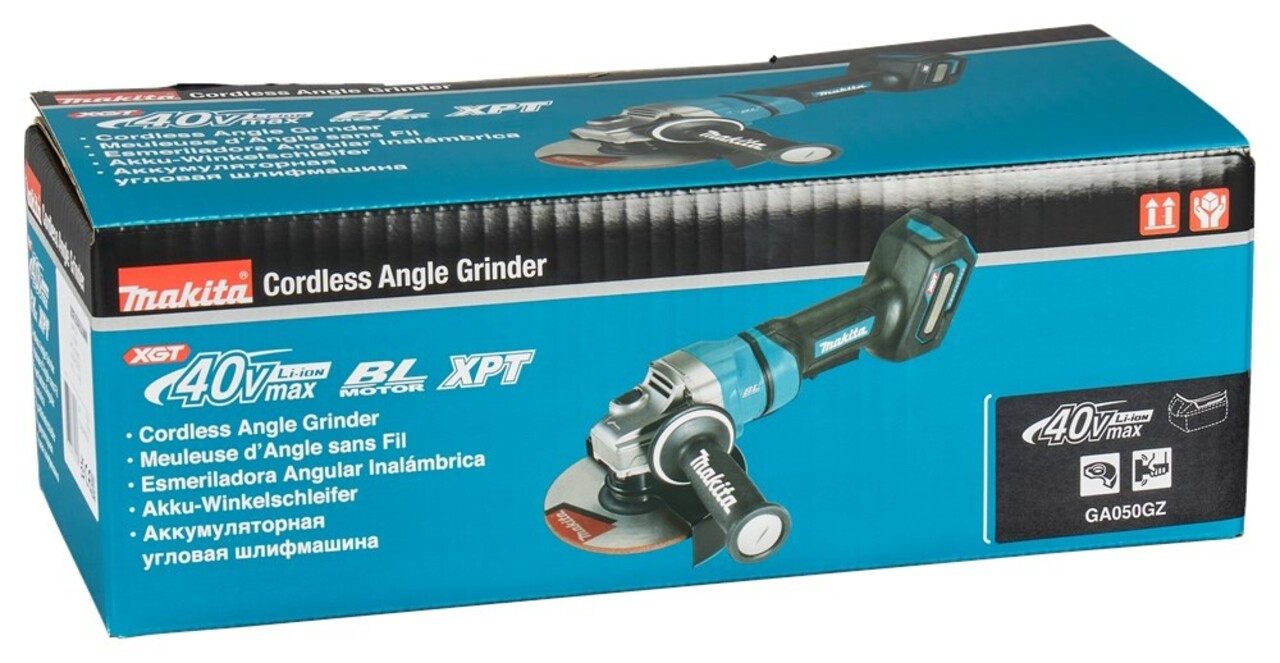 Meuleuse d'angle sans fil Makita GA050GZ 125 mm brushless, sans