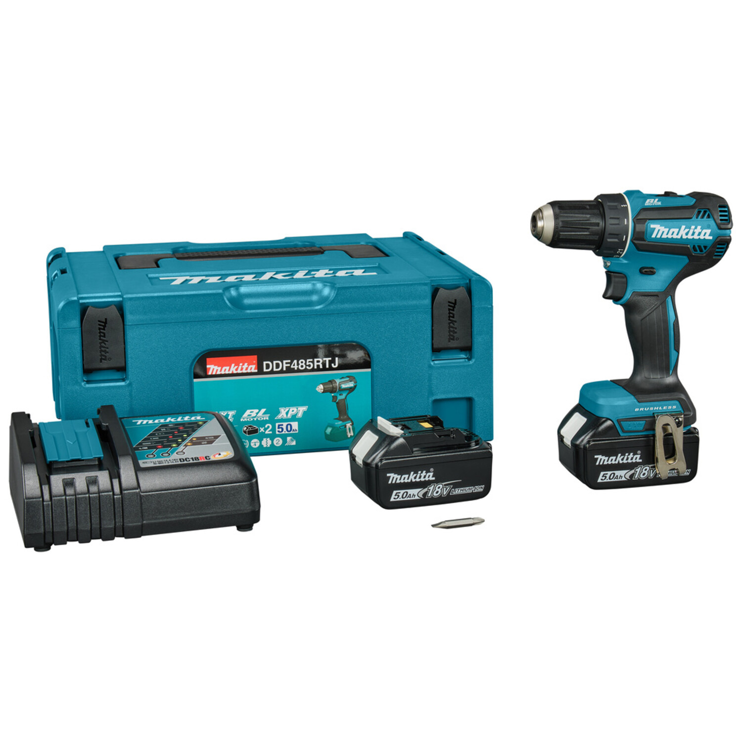 Makita DDF485RTJ LXT 18V Boor Schroefmachine kopen Toolsvoordelig