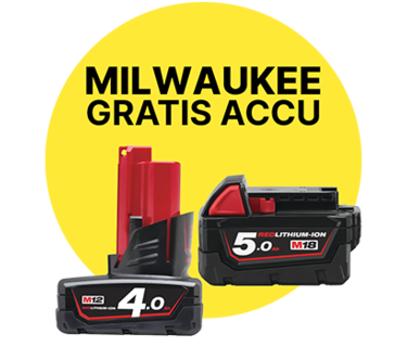 Milwaukee Accu Actie (Verlopen)