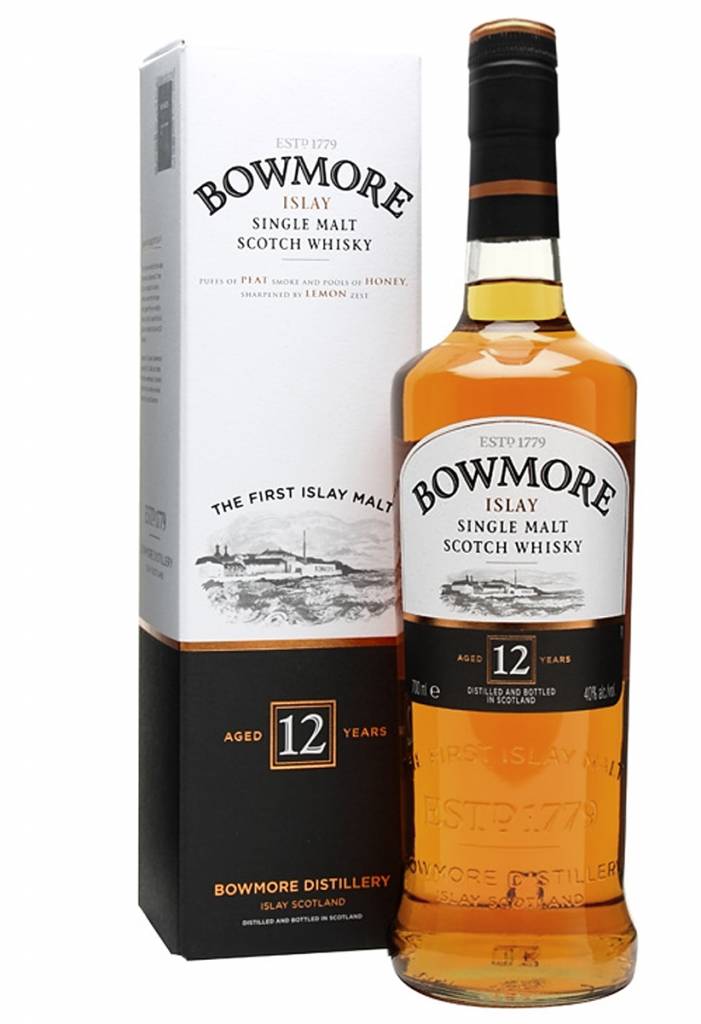 Bowmore 12 years old single malt whisky - Pasteuning Wines