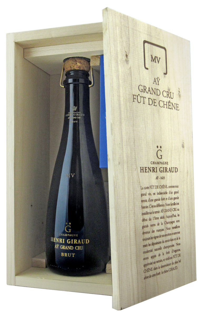 Henri Giraud Fût de Chêne MV Aÿ Grand Cru 0,375 in originele kist