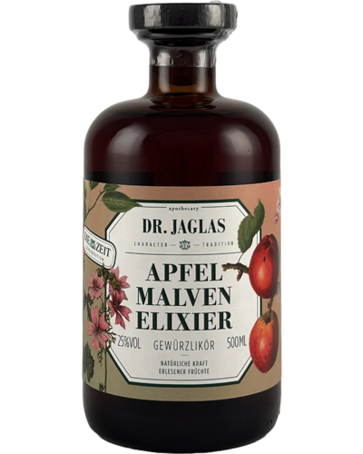 Likeur Dr. Jaglas Apfel Malven Elixier 50cl