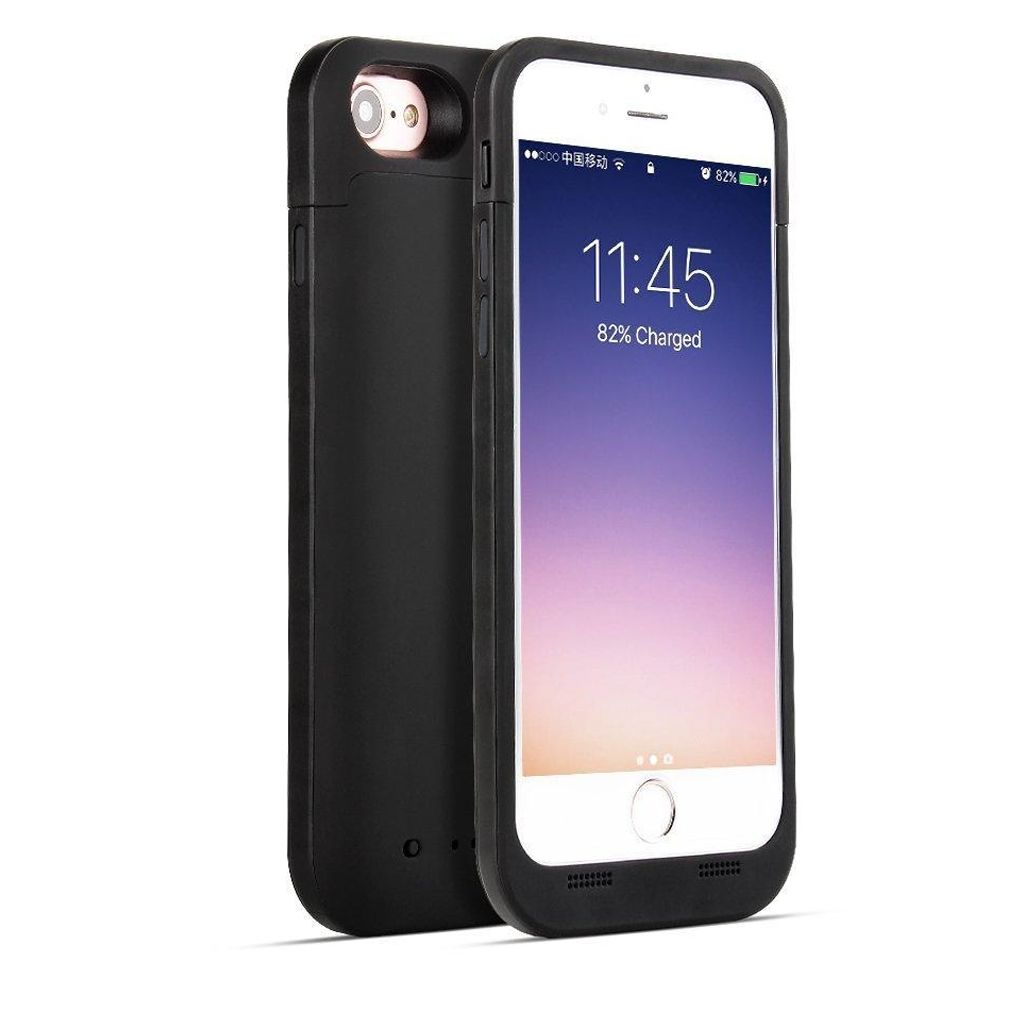 Geeek Ultradunne Battery Case Cover 7000Mah Voor Iphone 7 8 Plus Zwart geeek kopen in de aanbieding