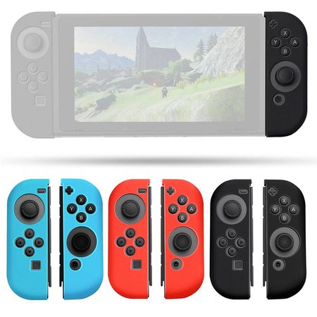 Geeek Silicone Anti Slip Cover for Nintendo Switch Controller Red