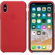 Hoogwaardige iPhone X / XS Silicone Case Cover Hoes