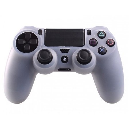 Geeek Silicone Protective Skin for PS4 Controller Cover Transparent