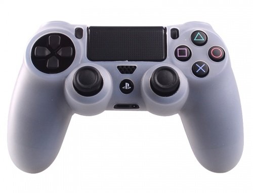 Silicone Beschermhoes voor PS4 Controller - Cover Skin Transparant