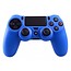 Geeek Silikonschutzhülle für PS4 Kontroller Cover Skin – Blau