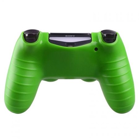 Geeek Silicone Beschermhoes voor PS4 Controller Cover Skin Groen