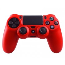 Silicone Beschermhoes voor PS4 Controller Cover Skin Rood