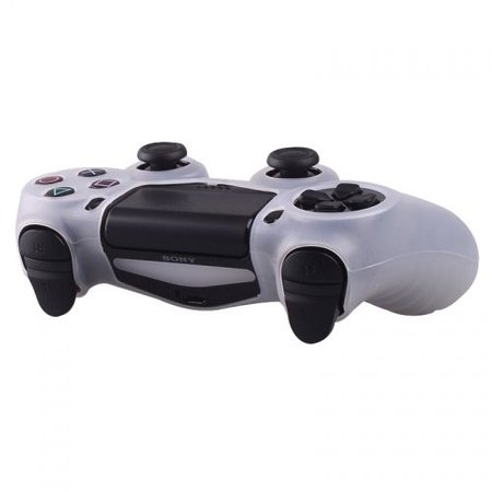 Geeek Silicone Protective Skin for PS4 Controller Cover Transparent