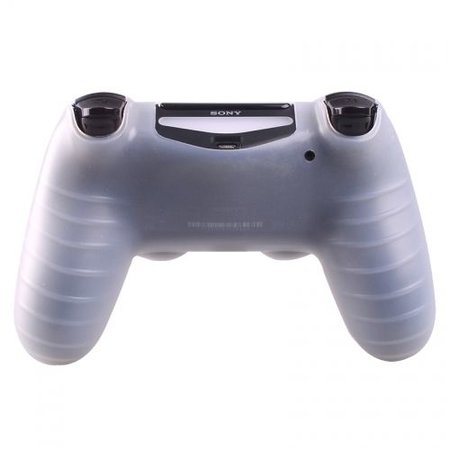 Geeek Silicone Protective Skin for PS4 Controller Cover Transparent