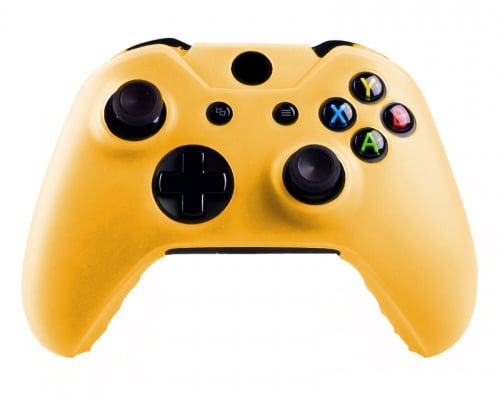Silicone Beschermhoes Skin voor Xbox One (S) Controller - Geel