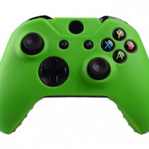Silicone Beschermhoes Skin voor Xbox One (S) Controller - Groen