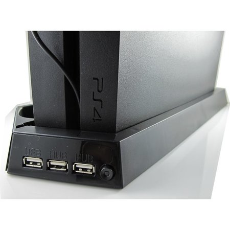 Geeek Vertical Dock Station with Cooling Fan and Charger for PS4 game console