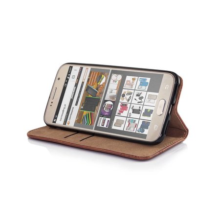 Geeek Smart Prestige Wallet Case voor iPhone 7 / 8 Bruin