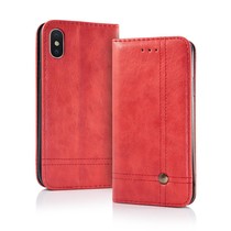 Smart Prestige Wallet Case for iPhone X / XS Red