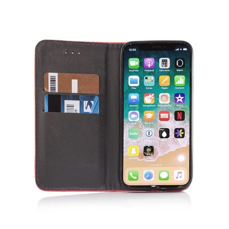 Geeek Smart Prestige Wallet Case voor iPhone X / XS Rood