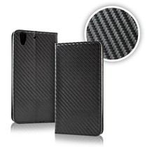 Smart Carbon Wallet Case for Samsung S9 Black